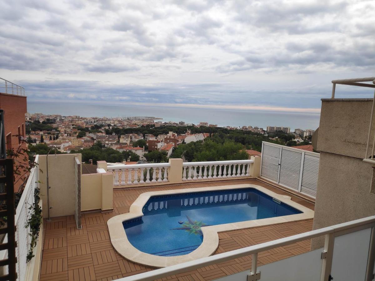 Beach House. Casa Con Piscina Privada Calafell Exteriör bild