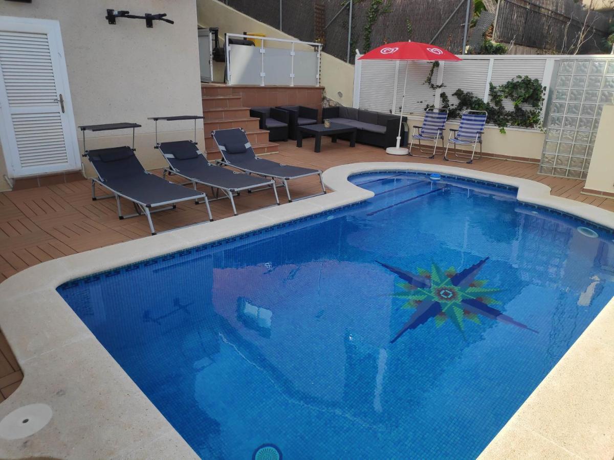 Beach House. Casa Con Piscina Privada Calafell Exteriör bild